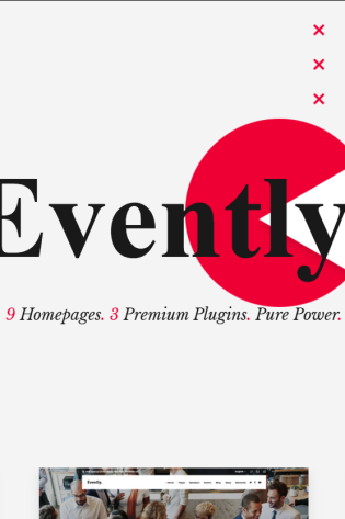 Evently – Conference & Meetup WordPress Theme (GPL)
