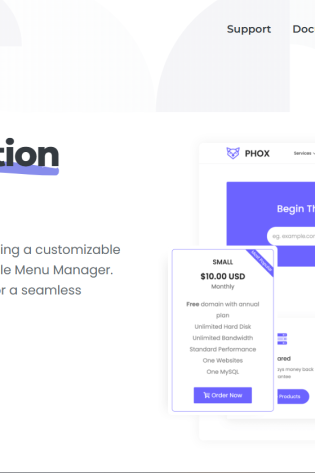 Phox Hosting WordPress Theme